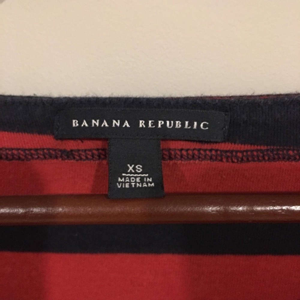 Banana Republic Striped Boatneck Shirt - Picture 3 of 3